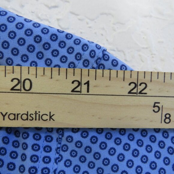 Haggar* Men's Short Sleeve Button Down Curved Hem Chest Pocket Shirt~ Size XXL - Picture 6 of 11